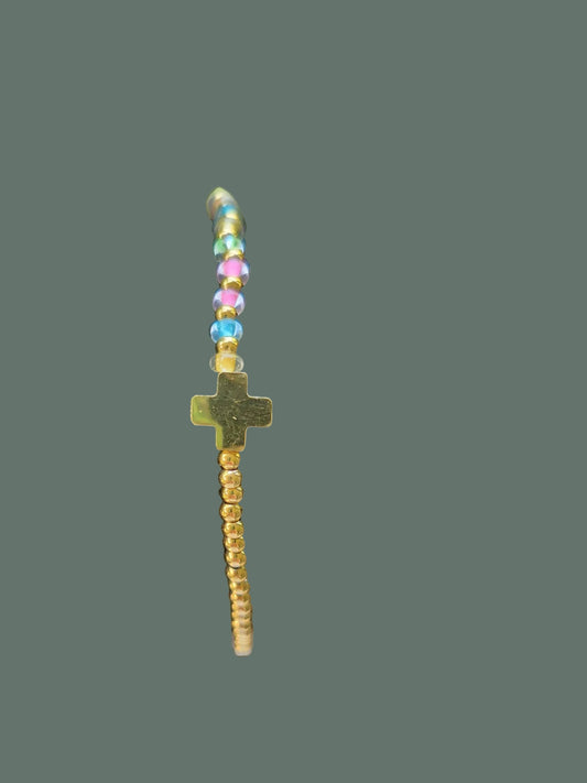 Cross Color Pop Bracelet