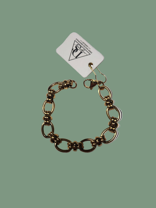 Large Link Georgia Chain Bracelet in Gold