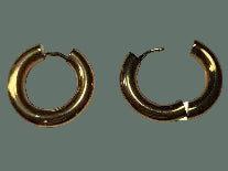 Hoop Earrings in Gold