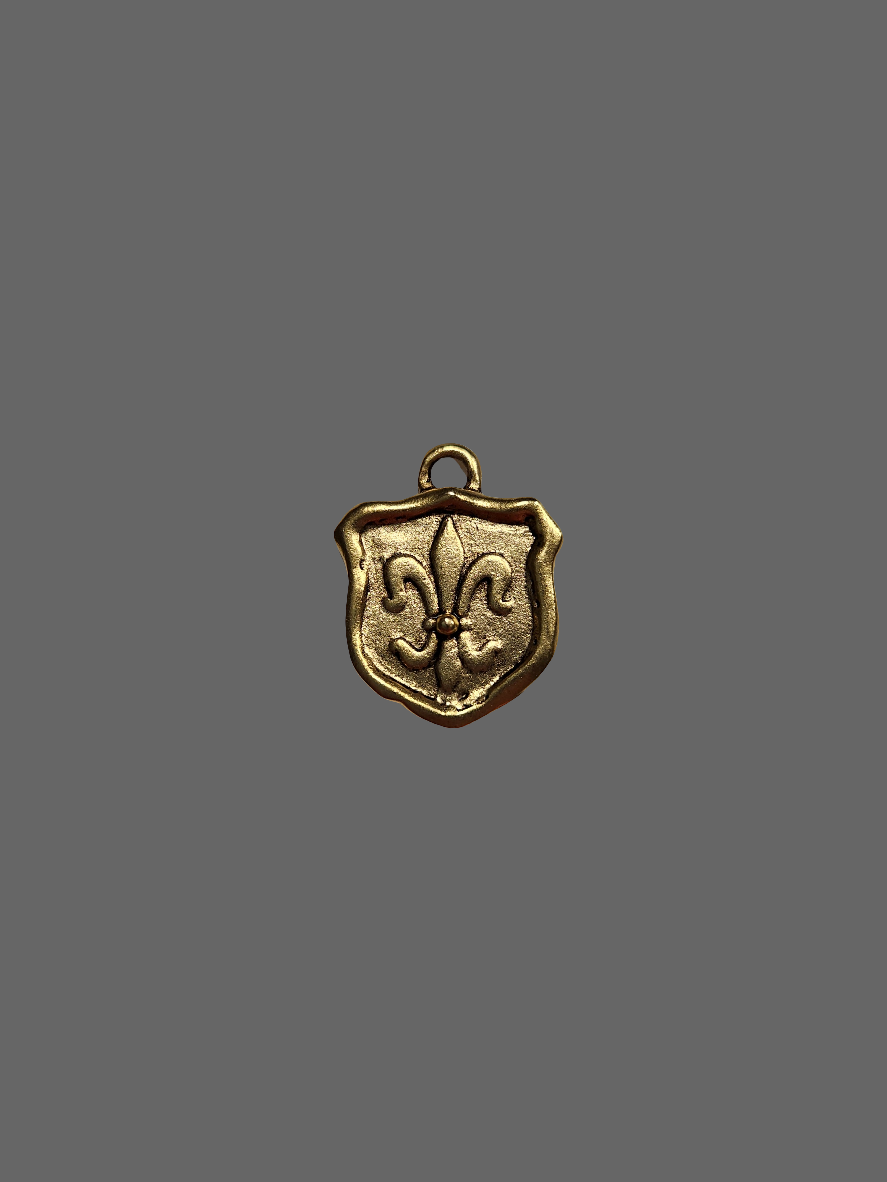 Fleur-de-lis Badge Pendant