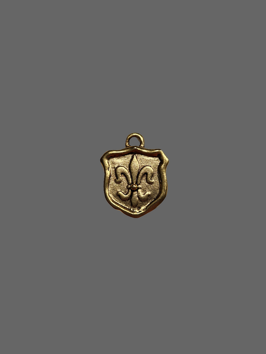 Fleur-de-lis Badge Pendant
