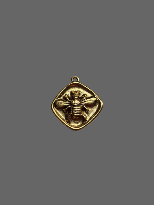 Bee Diamond Shaped Pendant
