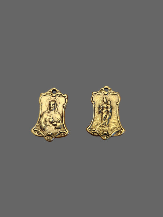 Sacred Heart, Gold, Pendant